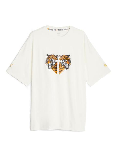 PUMA x GEN.G Logo T-shirt 'White' 621734-02