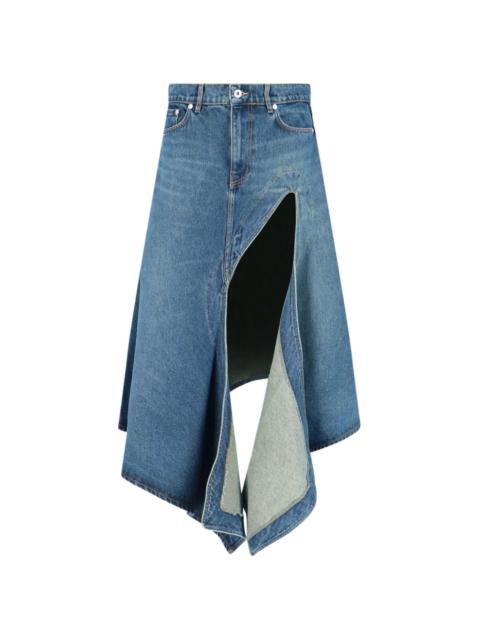 Y/Project asymmetric maxi skirt