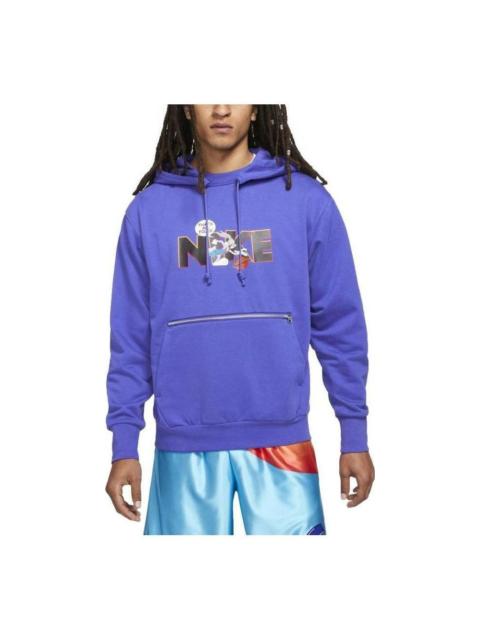 Nike Nike Dri-FIT Standard Issue x Space Jam: A New Legacy Men's Basketball Pullover Hoodie 'Light Concor