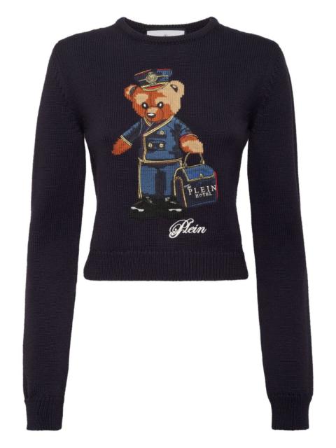 PHILIPP PLEIN round-neck long-sleeves pullover sweater
