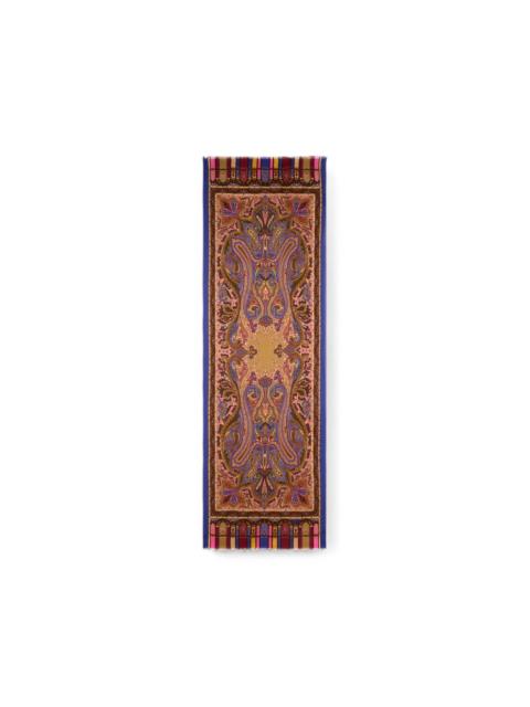Etro cashmere, silk and wool scarf with Paisley motif