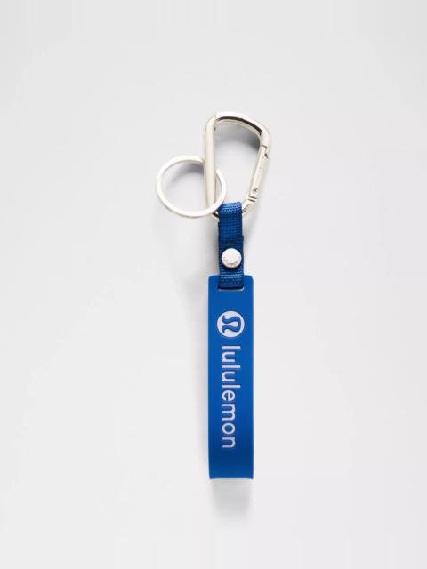 lululemon Silicone Keychain
