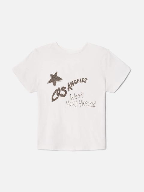 RE/DONE Classic Tee LA WeHo - Vintage White