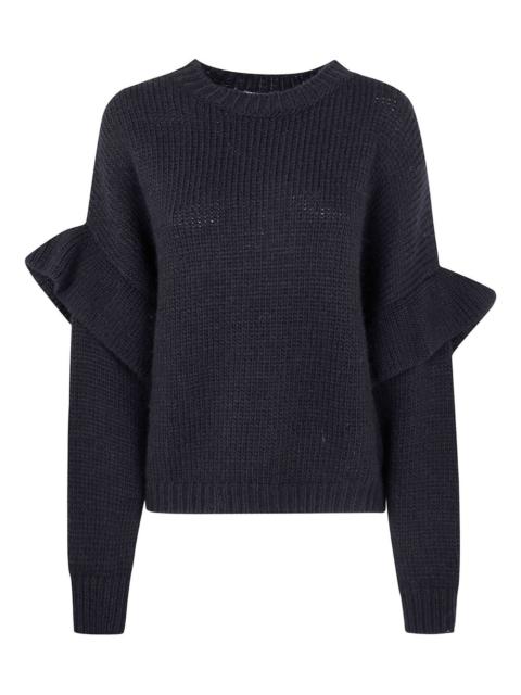 ESSENTIEL ANTWERP ruffled-sleeve sweater