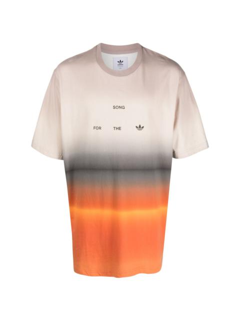x Song for the Mute gradient-print cotton T-shirt