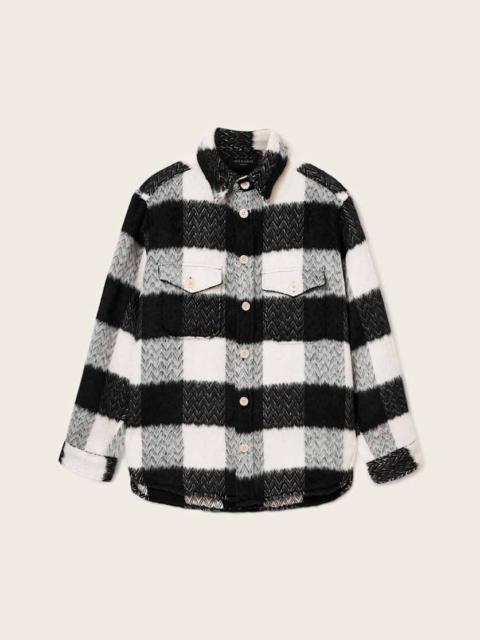 ALLSAINTS RIVER LONG SLEEVE CHECK SHIRT