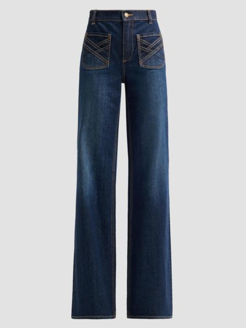 RAMY BROOK Women's Heidi Dark Rinse Flare Jeans - Dark Rinse