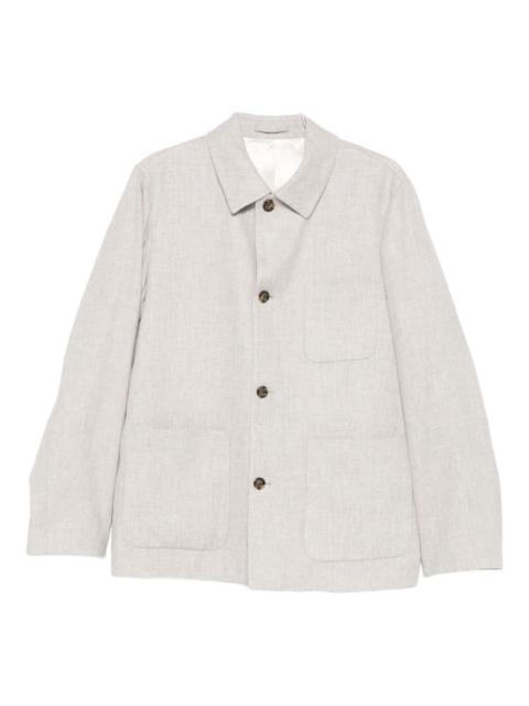 LARDINI patch-pockets jacket
