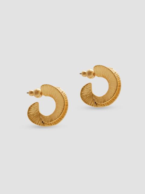 Cult Gaia Women's Ren Goldtone Mini Hoop Earrings - Brushed Brass
