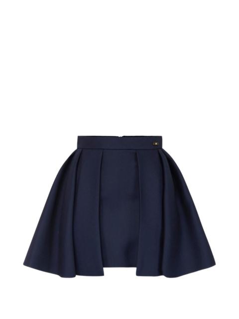 ELISABETTA FRANCHI cool wool miniskirt