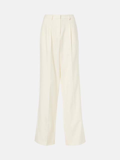 MAGDA BUTRYM Wool and silk wide-leg pants