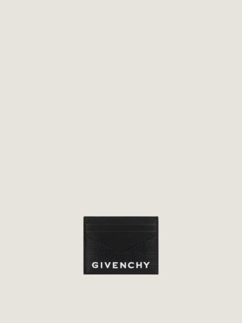 Givenchy GIV CUT CARD HOLDER IN 4G LEATHER