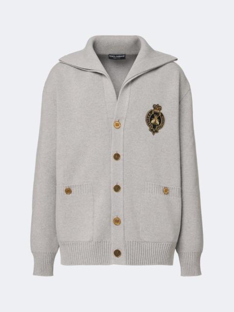 Dolce & Gabbana Logo virgin wool cardigan