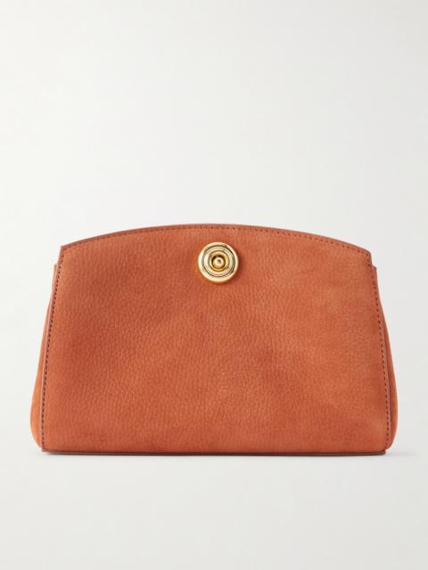 Liffner Pushlock Leather Clutch