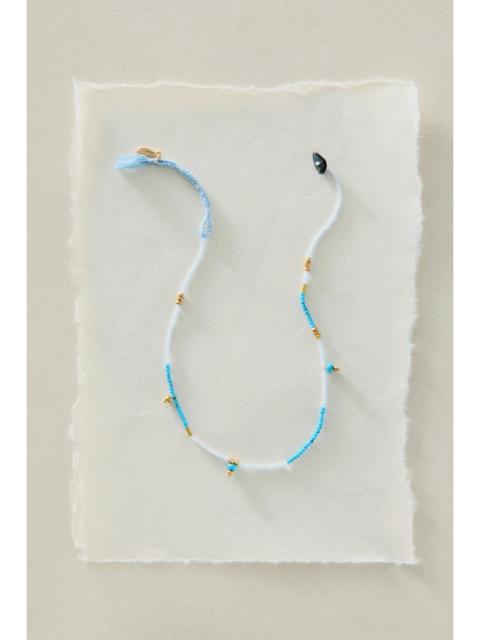 FREE PEOPLE Muse Semi-Precious Short Beaded Necklace