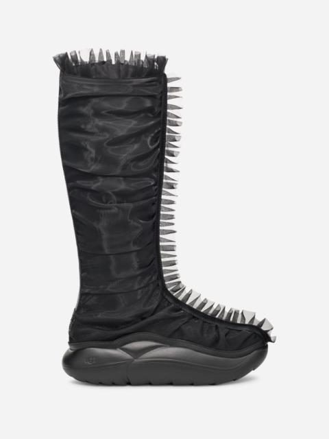 UGG ® Women's ® CS Ruffle Boot Tall Textile/Recycled Materials Classic Boots in Black