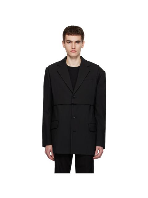 FENG CHEN WANG Black 2-In-1 Blazer & Vest Set