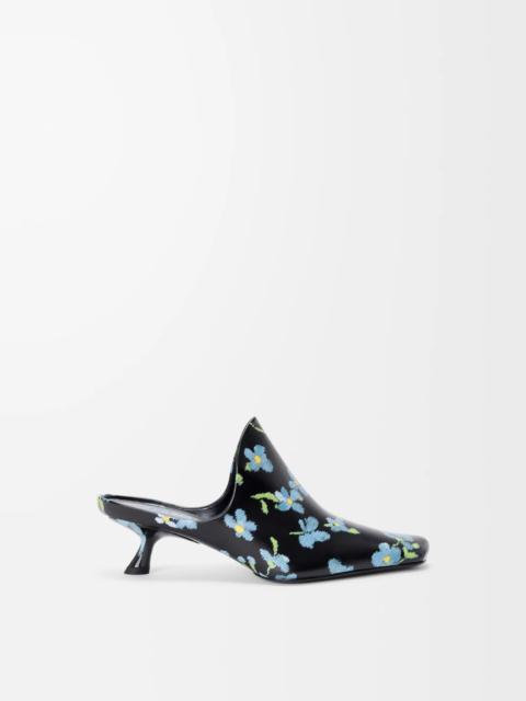Loewe Emily mule in printed lambskin