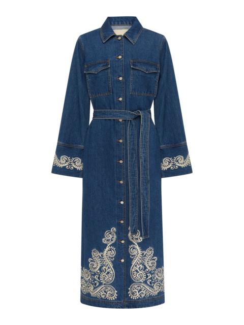 ALÉMAIS Jacones Denim Shirtdress