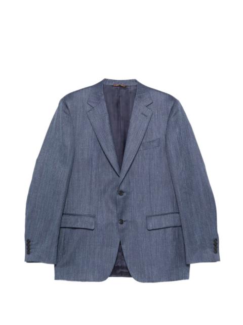 Canali patterned notched lapel jacket