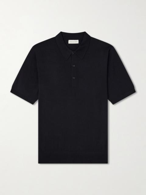 Dries Van Noten Murice Merino Wool Polo Shirt