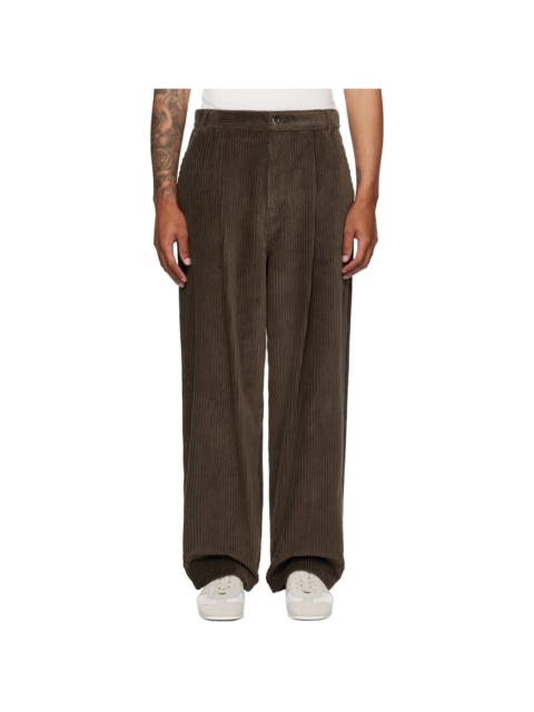 Moschino Brown Toggle Trousers