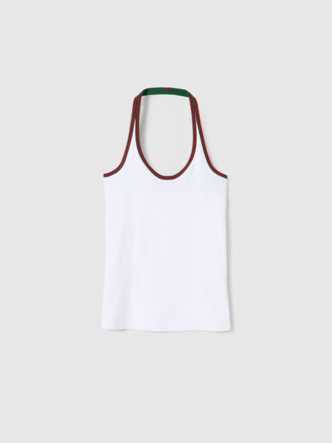 GUCCI Heavy cotton rib tank top
