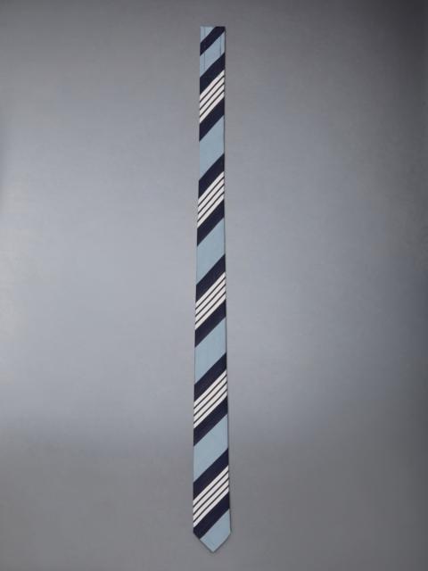 Thom Browne 4-Bar Stripe silk-cotton tie