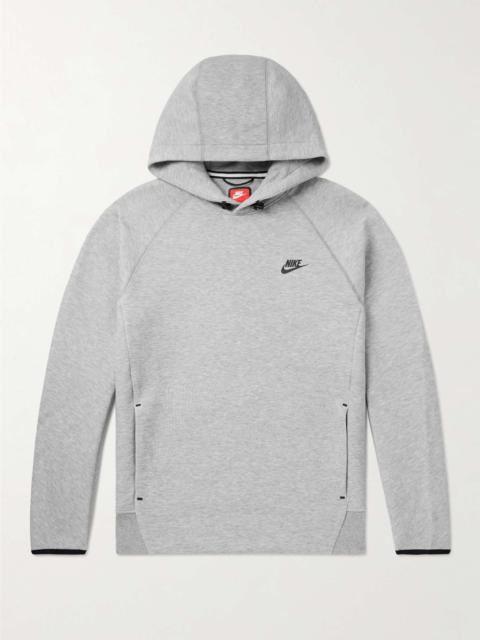 Nike Logo-Print Cotton-Blend Tech Fleece Hoodie