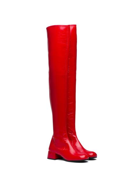 Prada Technical patent leather boots