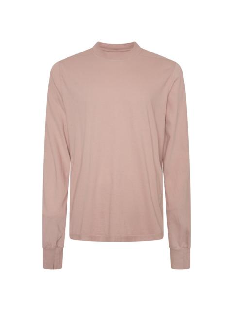 Rick Owens DRKSHDW Crewneck Long-Sleeved T-Shirt in Pink