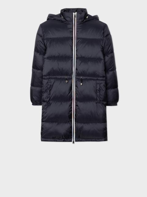 Paul Smith Navy 'Swirl' Padded Coat