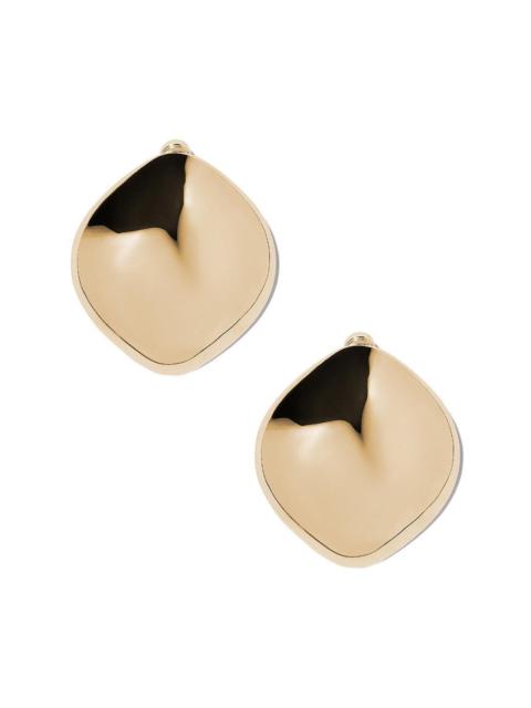 JENNIFER FISHER Puffy Cushion Earrings - Yellow Gold