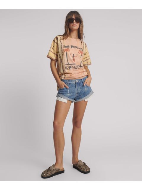 ONE TEASPOON Bandits Low Waist Denim Shorts - Malibu Blue