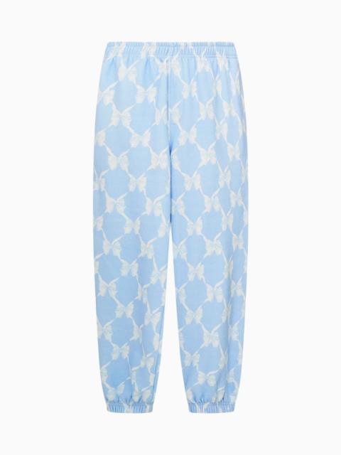 LoveShackFancy Lillia Bow Print Sweatpant