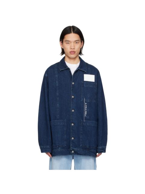 A-COLD-WALL* Navy Button Denim Jacket