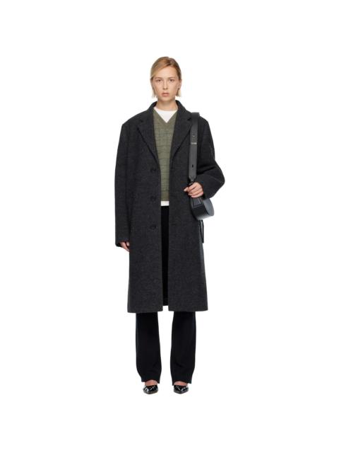 Maison Margiela Gray Wool Coat