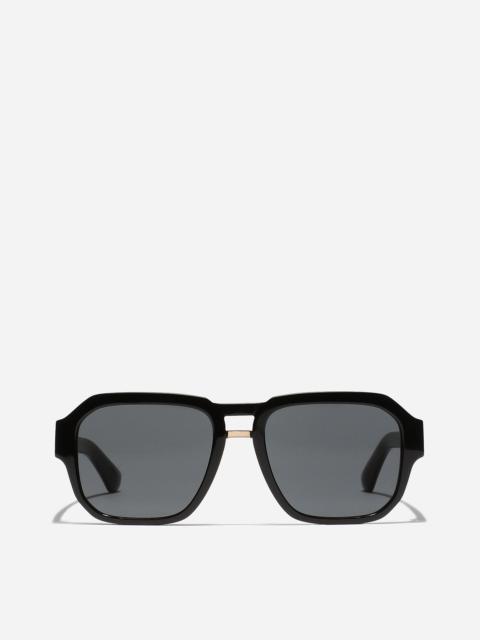 Dolce & Gabbana Mirror logo sunglasses