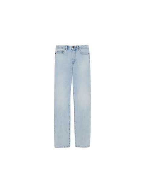 SAINT LAURENT Saint Laurent Women's Janice Denim Jeans Clear Sky Blue