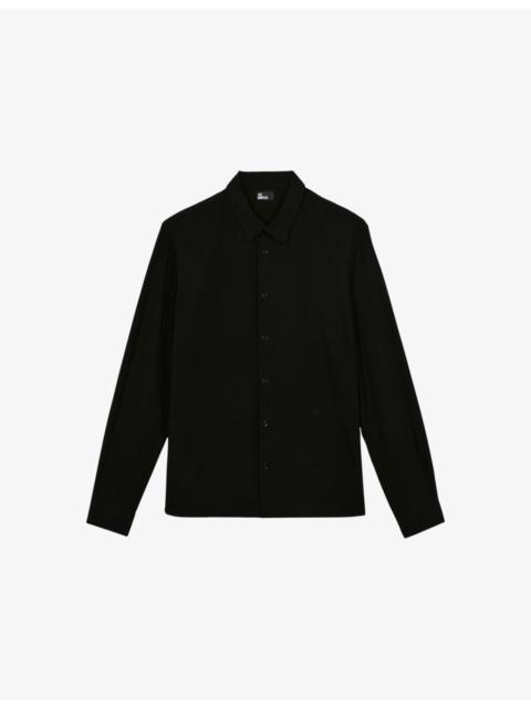 The Kooples Classic-collar regular-fit woven shirt