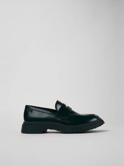 CAMPERLAB Green leather loafers for men