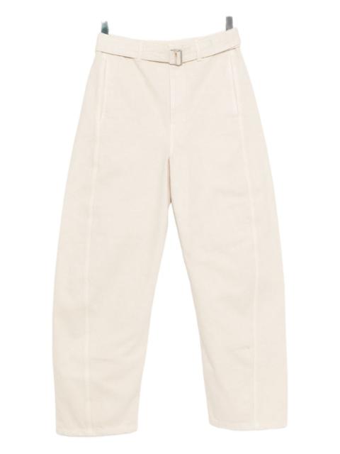 Lemaire twisted belted trousers