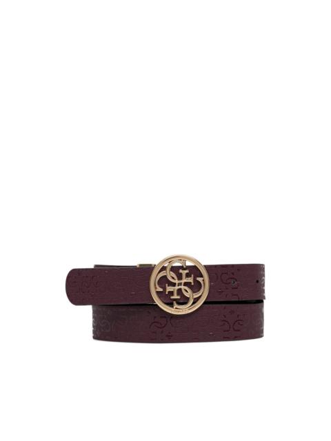 GUESS USA reversible logo-plaque belt