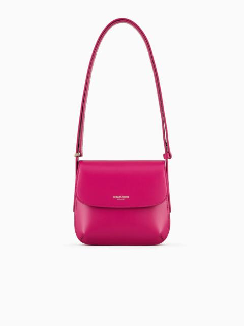 GIORGIO ARMANI SMALL PALMELLATO-LEATHER LA PRIMA BAG
