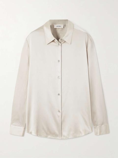 LISA YANG Silk-satin shirt Ivory