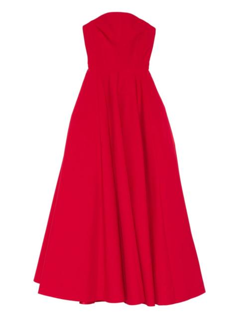 SOLACE LONDON strapless maxi dress
