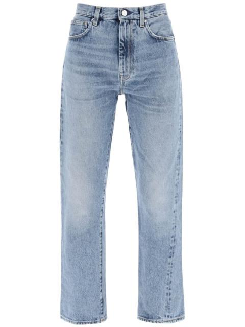 TWISTED SEAM CROPPED JEANS