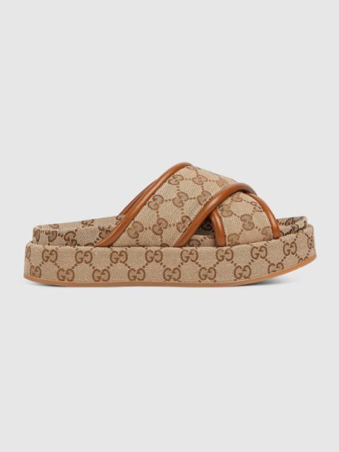 GUCCI Women's GG platform sandal