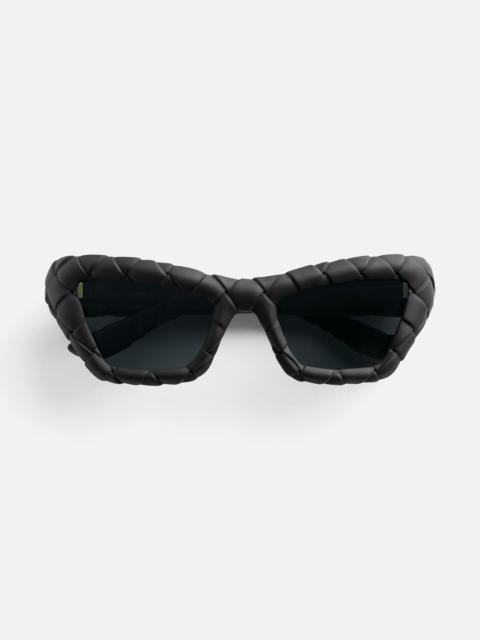 Bottega Veneta BV1438S Intrecciato Cat Eye Sunglasses