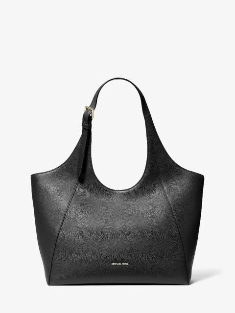 MICHAEL KORS Bernie Large Pebbled Leather Tote Bag